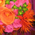 red wedding flowers